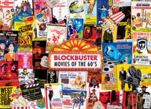 Blockbuster Movies 60's Collage Jigsaw Puzzle By MasterPieces