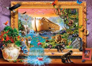 Noah's Ark Comes Alive Religious Jigsaw Puzzle By MasterPieces