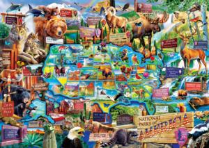 USA National Parks National Parks Jigsaw Puzzle By MasterPieces