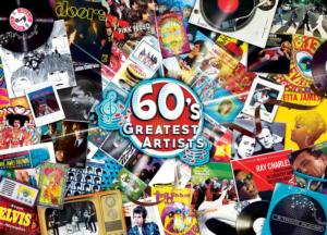 Greatest Hits - 60's Artists Nostalgic & Retro Jigsaw Puzzle By MasterPieces