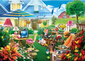 Yard Sale Day Around the House Jigsaw Puzzle By MasterPieces