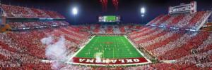 Oklahoma Sooners NCAA Stadium Panoramics End View Photography Panoramic Puzzle By MasterPieces