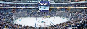 St. Louis Blues NHL Stadium Panoramics  Center View St. Louis Panoramic Puzzle By MasterPieces