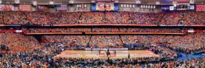 Syracuse Orange NCAA Stadium Panoramics Basketball Center View Sports Panoramic Puzzle By MasterPieces