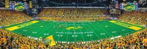 North Dakota State Bison NCAA Stadium Panoramics Center View Father's Day Panoramic Puzzle By MasterPieces