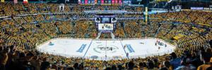 Nashville Predators NHL Stadium Panoramics Center View Sports Panoramic Puzzle By MasterPieces