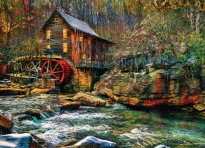 Old Mill Lakes & Rivers Jigsaw Puzzle By Willow Creek Press