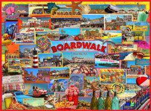 Boardwalk Memories Beach & Ocean Jigsaw Puzzle By Willow Creek Press