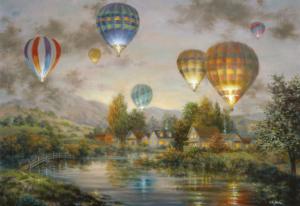 Balloon Glow Lakes & Rivers Jigsaw Puzzle By Crown Point Graphics