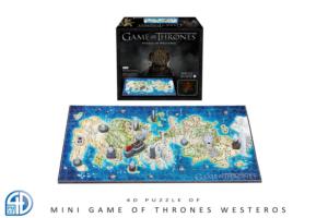 4D Mini Game Of Thrones: Westeros Mini Puzzle Game of Thrones 4D Puzzle By 4D Cityscape Inc.
