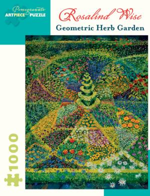 Geometric Herb Garden Flower & Garden Jigsaw Puzzle By Pomegranate