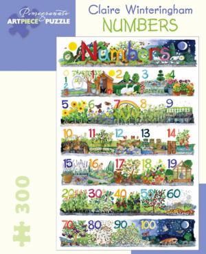 Numbers Alphabet & Numbers Children's Puzzles By Pomegranate