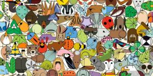 Beguiled by Wild Contemporary & Modern Art Jigsaw Puzzle By Pomegranate