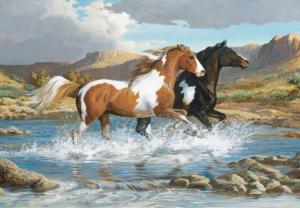 Stream Canter Lakes & Rivers Jigsaw Puzzle By Lang