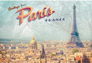 Greetings from Paris Paris & France Jigsaw Puzzle By Paper House Productions