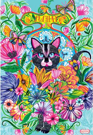 Le Chat Flower & Garden Jigsaw Puzzle By Paper House Productions