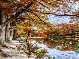 Autumn Reflection Lakes & Rivers Double Sided Puzzle By Karmin International