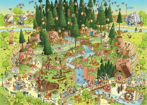 Black Forest Habitat Humor Jigsaw Puzzle By Heye