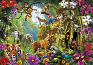 Jungle Discovery Jungle Animals Jigsaw Puzzle By Buffalo Games
