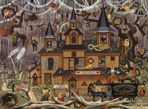 Trick or Treat Hotel Halloween Jigsaw Puzzle By Buffalo Games