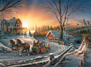The Pleasures of Winter Winter Jigsaw Puzzle By Buffalo Games