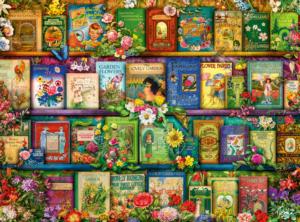 Vintage Summer Books Books & Reading Jigsaw Puzzle By Buffalo Games