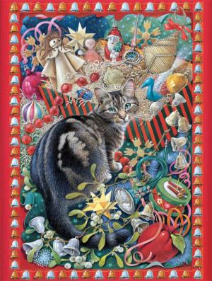Christmas Cat-tastrophy Christmas Jigsaw Puzzle By Buffalo Games