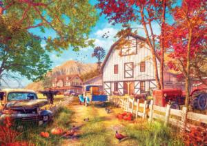 Autumn Farmlands Fall Jigsaw Puzzle By Buffalo Games