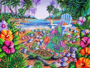 Tropical Breeze Beach & Ocean Jigsaw Puzzle By SunsOut