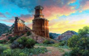 Spell of the Palo Duro Landscape Jigsaw Puzzle By SunsOut