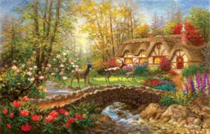 Visiting Cabin & Cottage Jigsaw Puzzle By SunsOut