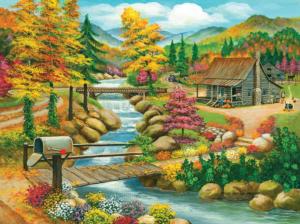 Fall Season Cabin & Cottage Jigsaw Puzzle By SunsOut
