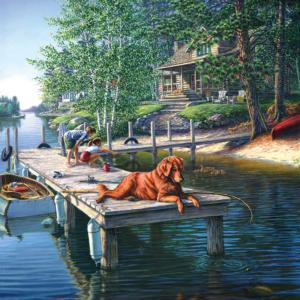 Summer Vacation Cabin & Cottage Jigsaw Puzzle By SunsOut