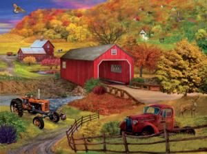 Bridge Crossing Fall Jigsaw Puzzle By SunsOut
