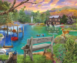 Enjoy the View Lakes & Rivers Jigsaw Puzzle By SunsOut