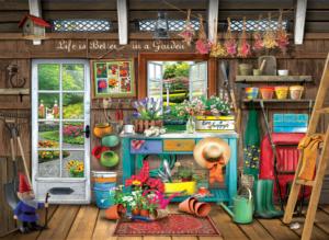 Life is Better in a Garden Around the House Jigsaw Puzzle By SunsOut