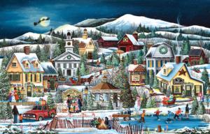 Winter  Fest Around the House Jigsaw Puzzle By SunsOut