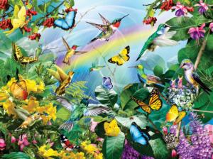Hummingbird Sanctuary Flower & Garden Jigsaw Puzzle By SunsOut