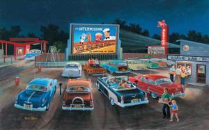 At the Movies Nostalgic & Retro Large Piece By SunsOut