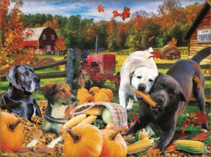Harvest Helpers Fall Jigsaw Puzzle By SunsOut