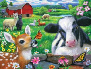 Friends in the Field Farm Animal Jigsaw Puzzle By SunsOut