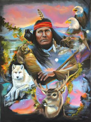 Many Journeys Native American Jigsaw Puzzle By SunsOut