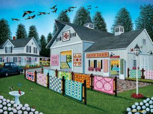 Welcome to the Quilt Barn Around the House Large Piece By SunsOut