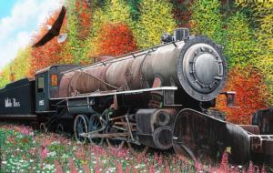 Skagway Locomotive Train Jigsaw Puzzle By SunsOut