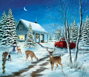 Unexpected Christmas Guests Christmas Jigsaw Puzzle By SunsOut