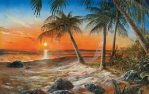 Dreams of Paradise Sunrise & Sunset Jigsaw Puzzle By SunsOut