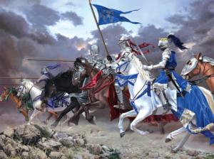 Knights Charge Horse Jigsaw Puzzle By SunsOut