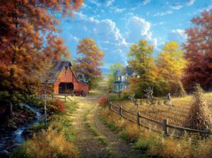 Down the Country Road Farm Jigsaw Puzzle By SunsOut