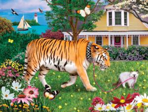 Walking the Kitty Big Cats Jigsaw Puzzle By SunsOut