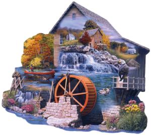 The Old Mill Stream Lakes & Rivers Jigsaw Puzzle By SunsOut
